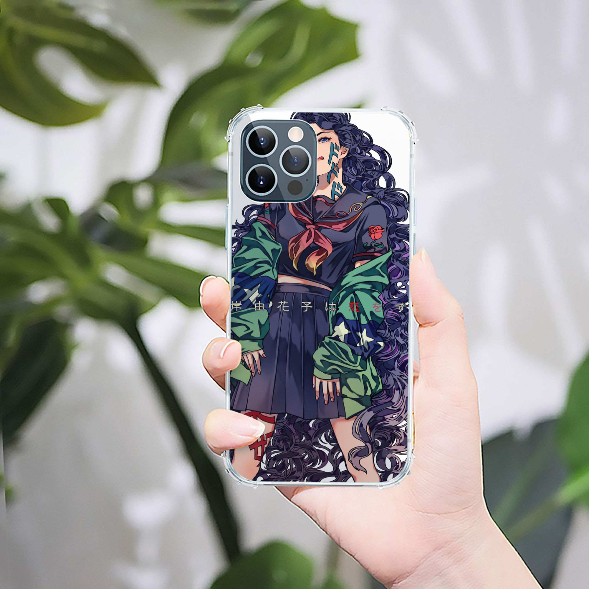 （画像用） ジョジョの奇妙な冒険 JoJo's Bizarre Adventure 【iPhone 12シリーズ対応】透明スマホケース（クリアソフトケース）